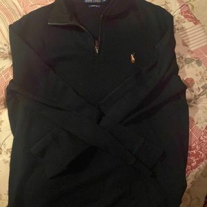 Polo mens half zip jacket